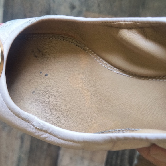 Tory Burch Minnie Cap Toe Ballet Flat Pink Sz 7.5 Women - Picture 10 of 17